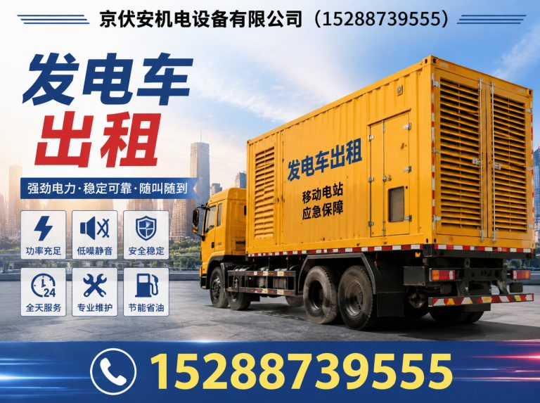 梅州发电机出租展示图
