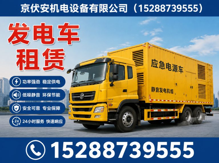 梅州发电机租赁展示图